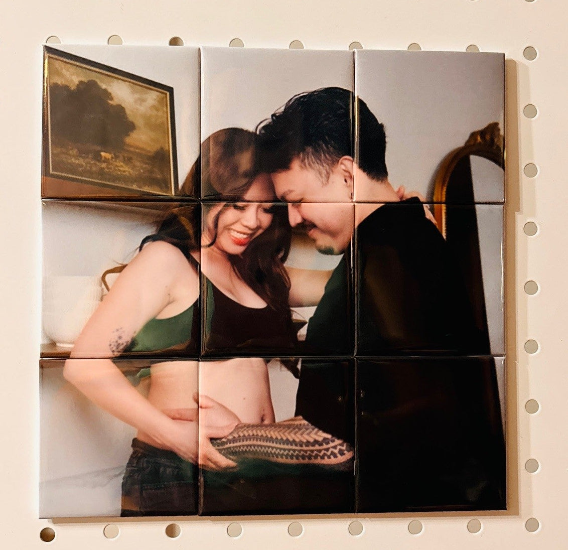 Custom Square Photo Magnet Puzzle – 2.5” - Set of 9