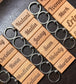 Wooden Keychains - 1 Side Engraving Included