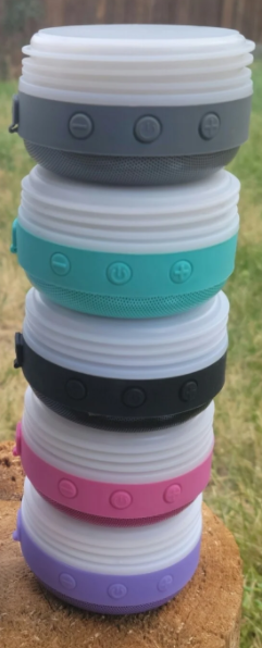 🎶 20 oz Skinny Tumbler with Bluetooth Speaker - Engraving Included -🎶